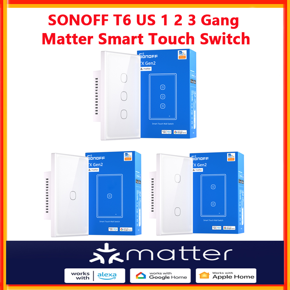 Home Automation Kit - Sonoff TX Gen2 T6 120 Type