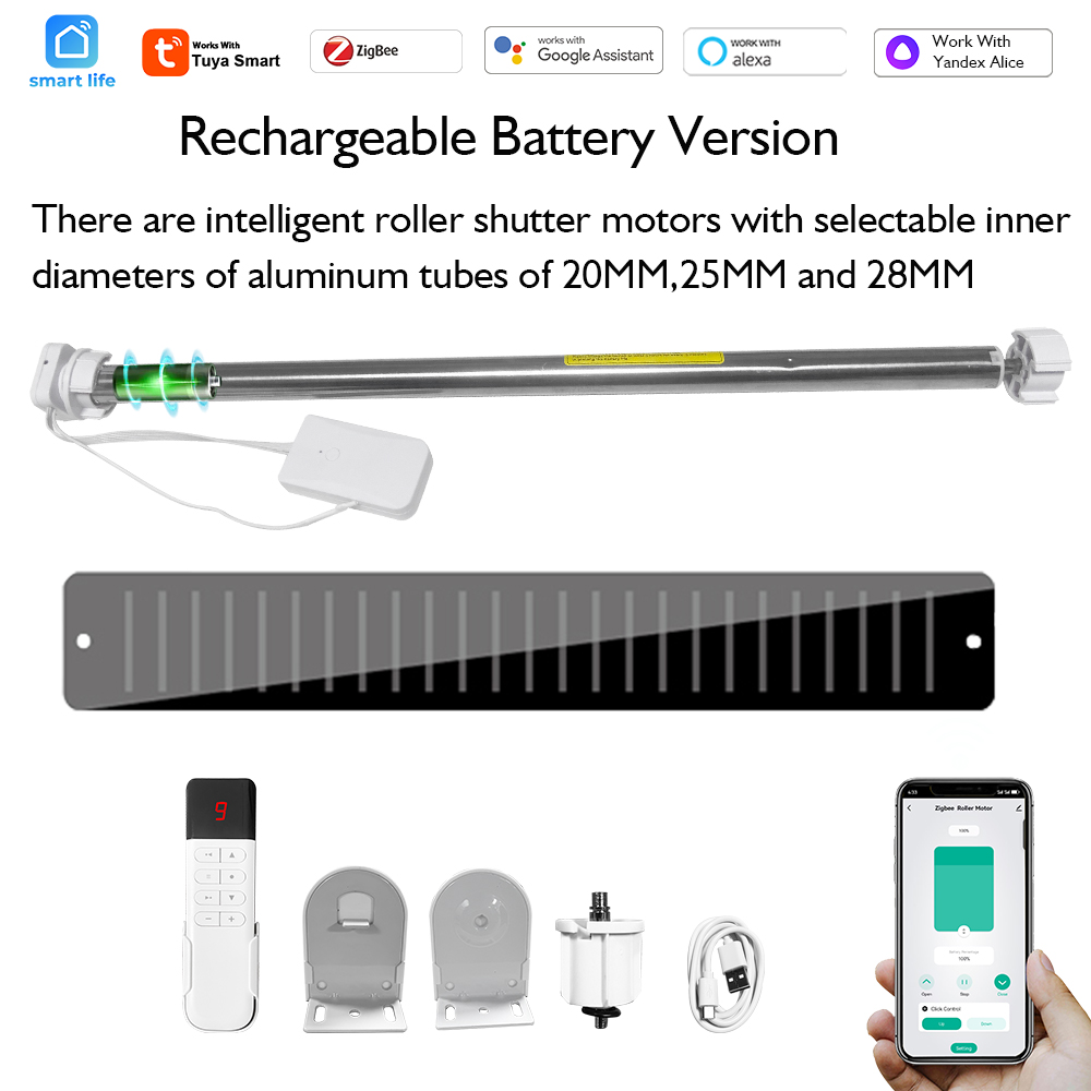 Smart Home Improvement - Tuya Zigbee Battery Shutter Roller Blind