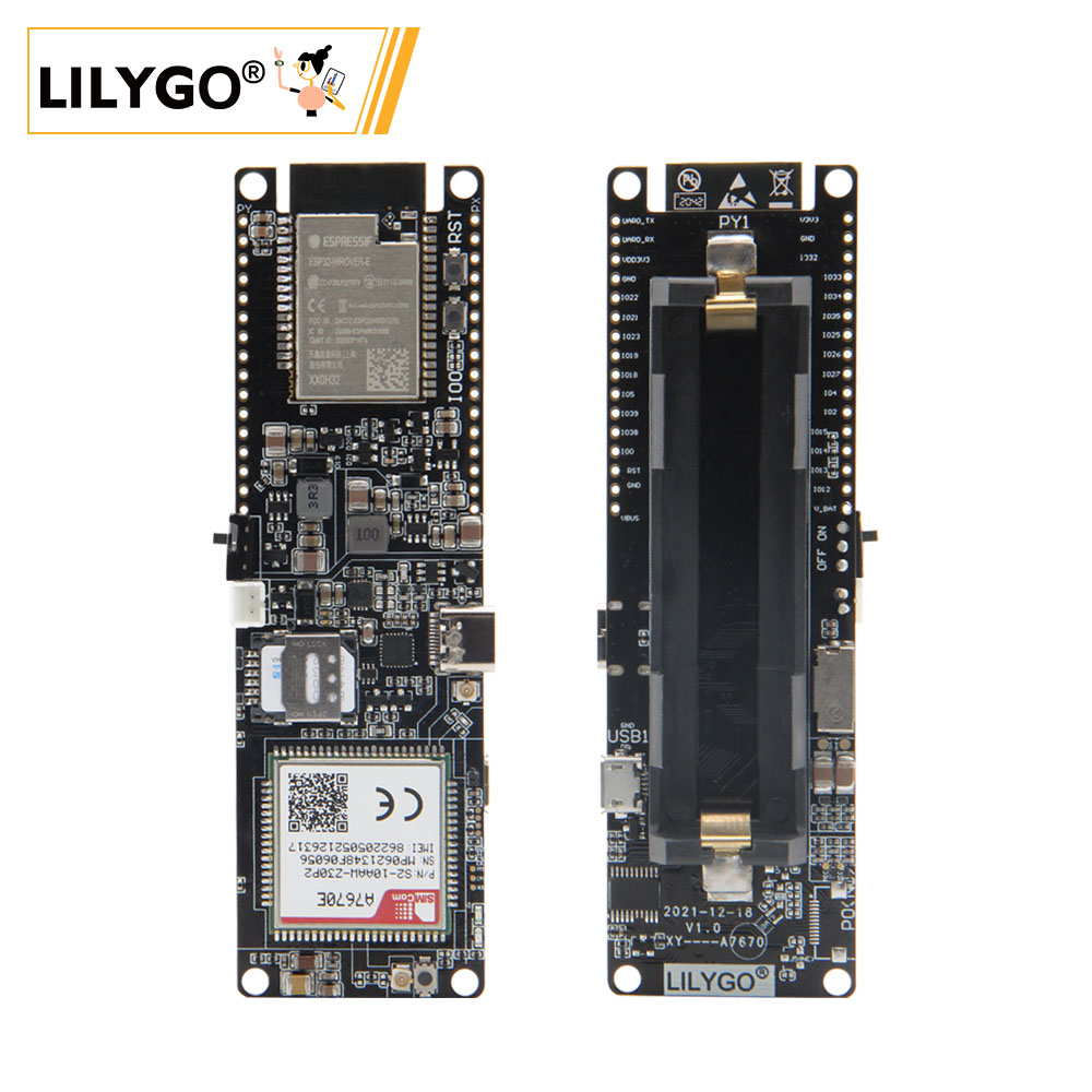 Smart Home Esp32 - LILYGO® TTGO T-A7670G/E/SA R2 4G Development