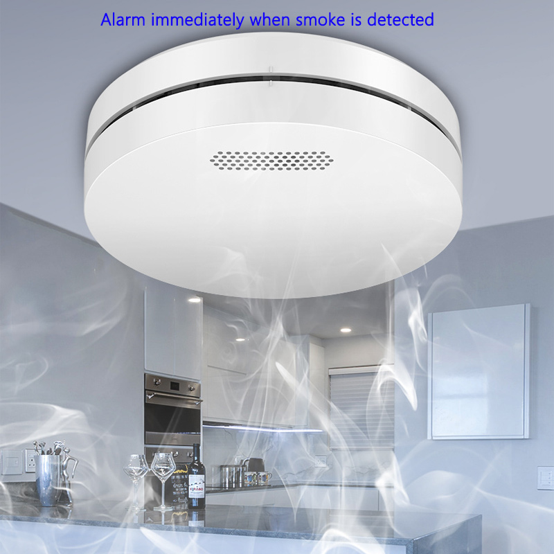 Smart Smoke Detector - Tuya WiFi Detection Audible and Visual