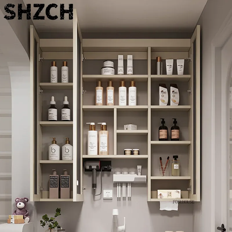 Smart Home Features - Modern Thickened Bathroom Mirror Featuring Integrated