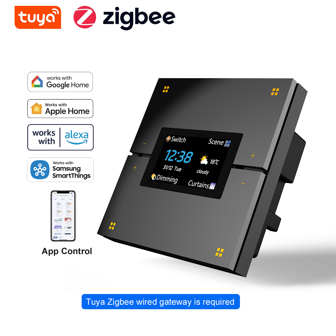 Smart Home Features - M9 Pro 8-Button UK Tuya Smart
