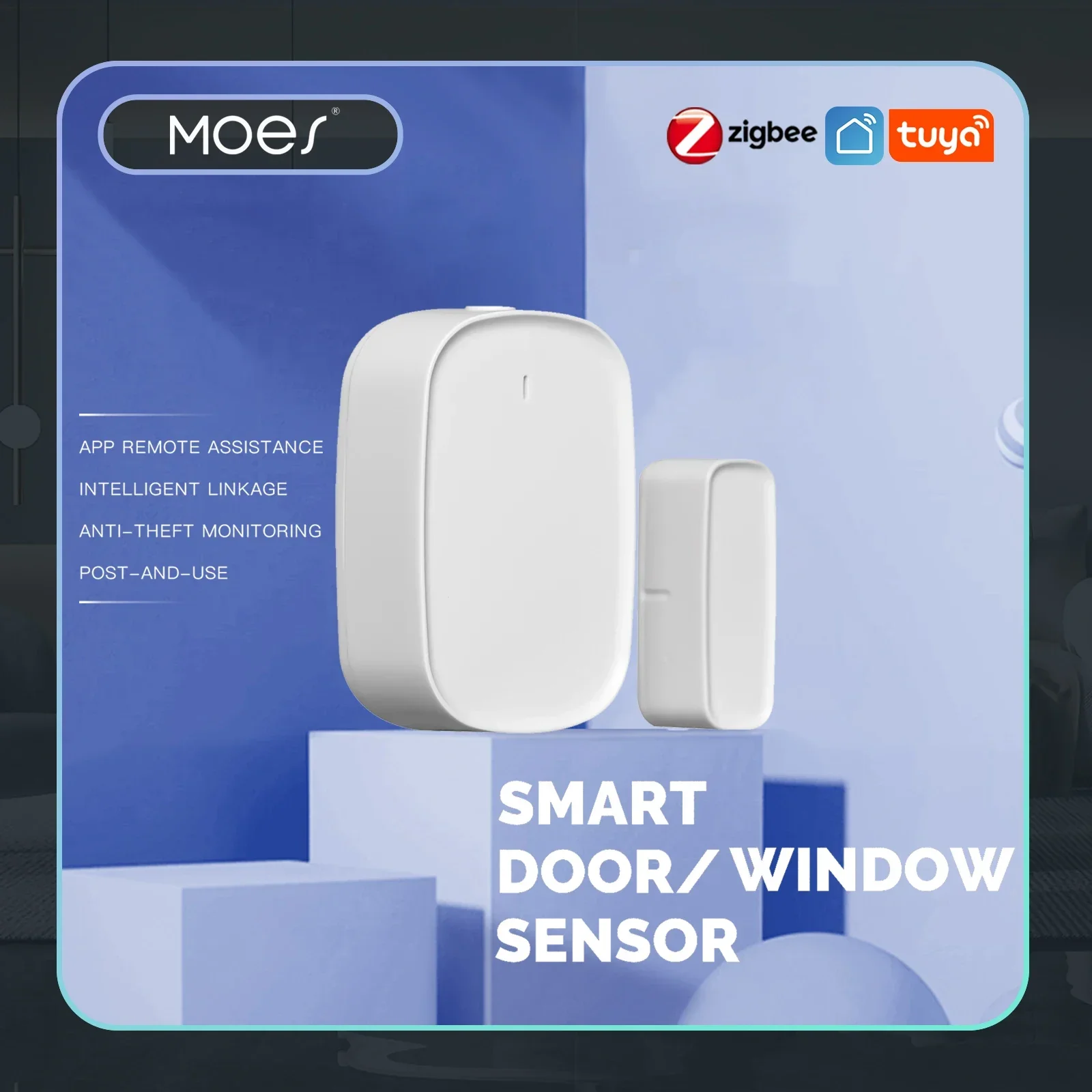 Smart Home Improvement - MOES Tuya ZigBee/Wifi Smart Window Door