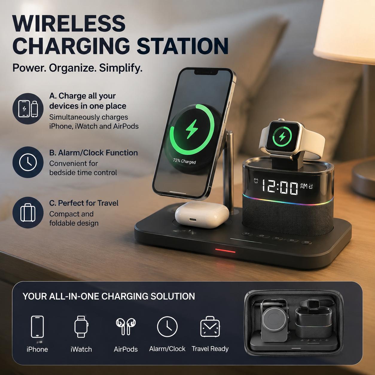 Magnetic Wireless Charging Sta - огляд і ціна Smart Home Improvement