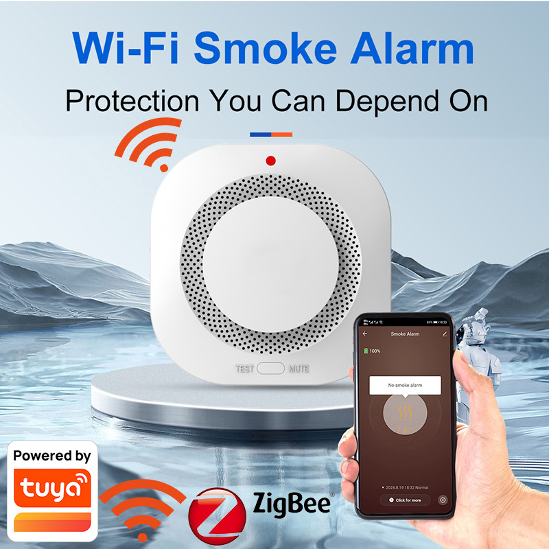 Tuya WiFi Zigbee Smoke Alarm – - огляд і ціна Smart Smoke Detector