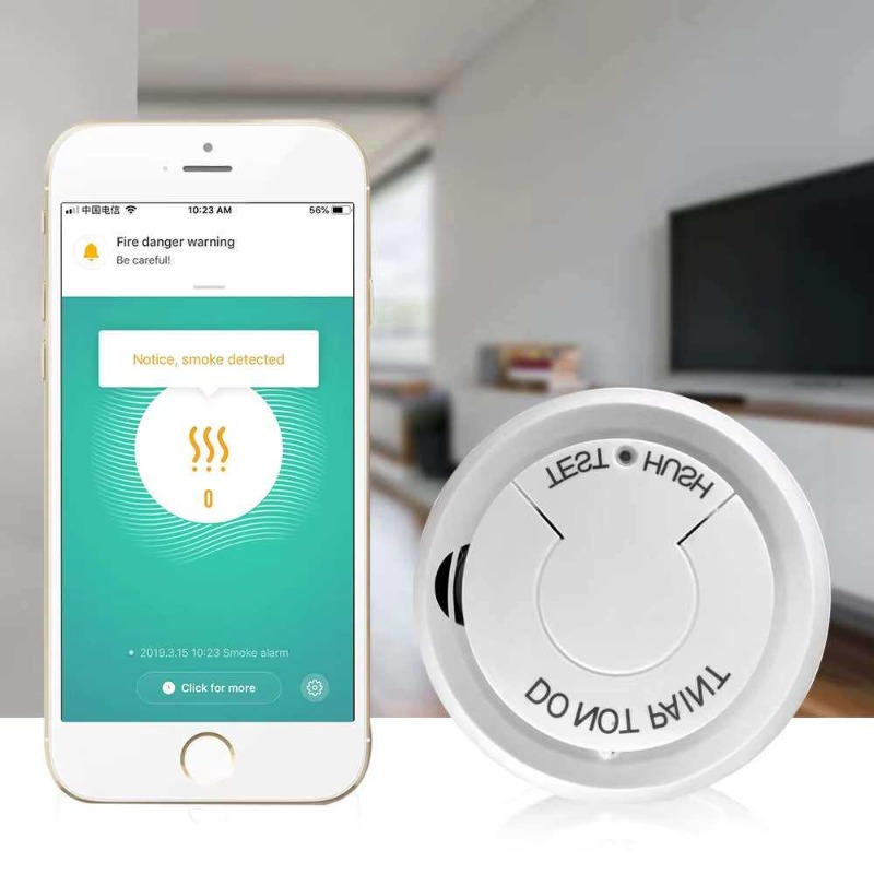 WiFi Smart Smoke Detector Real - огляд і ціна Smart Smoke Detector