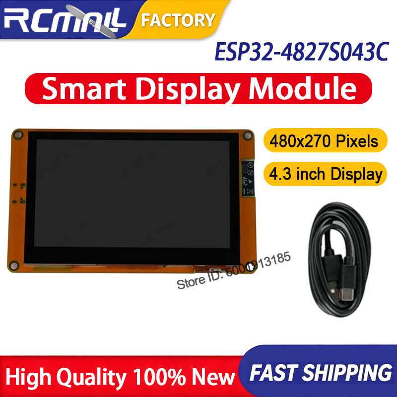 ESP32-4827S043C 4.3 Inch Smart - огляд і ціна Smart Home Esp32