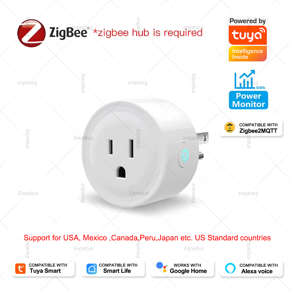 Tuya 16A Smart Plug Zigbee Soc - огляд і ціна Smart Home Japan