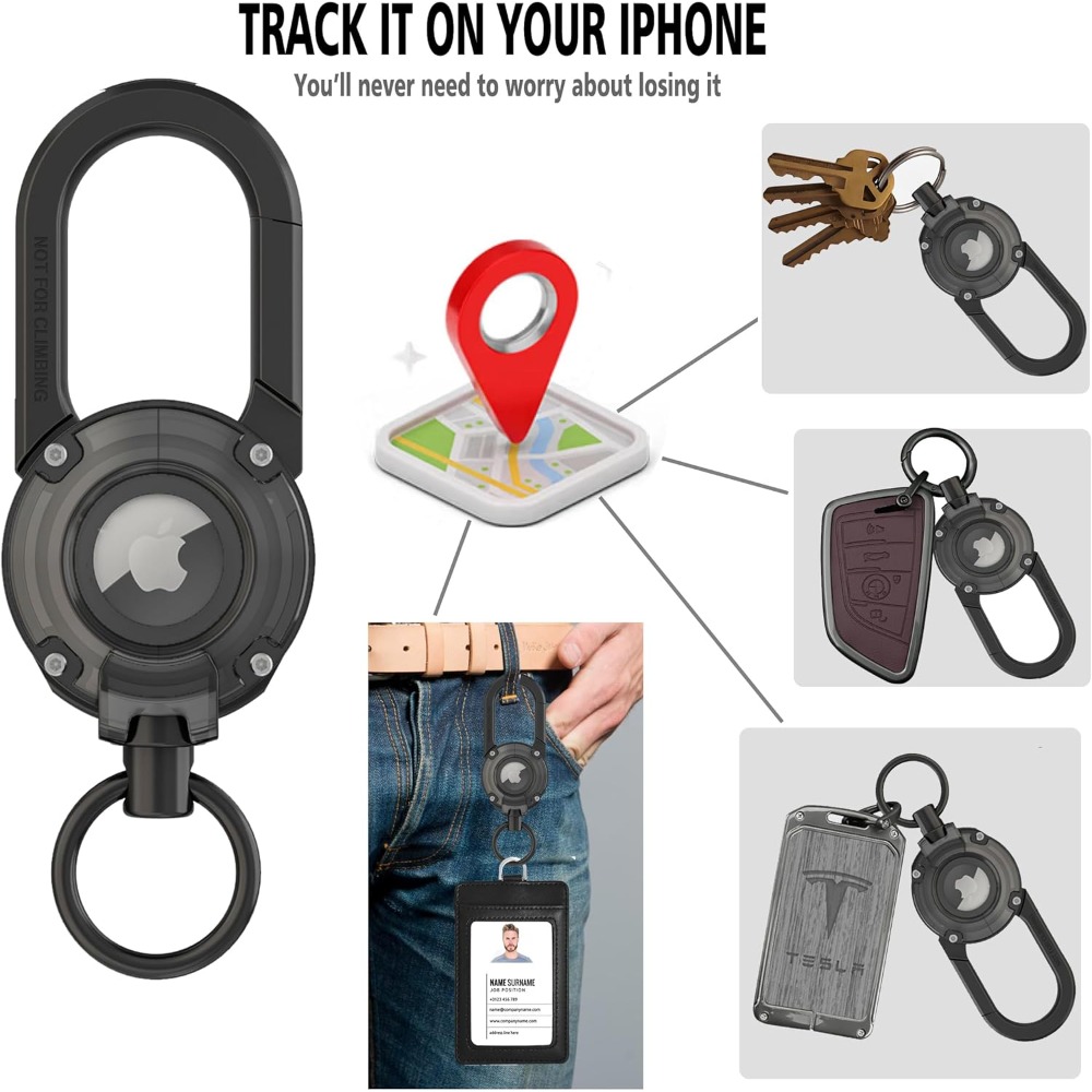 For AirTag Holder Keychain,All - огляд і ціна Smart Home Group