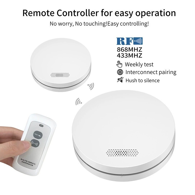 Tuya WiFi Detection Audible an - огляд і ціна Smart Smoke Detector
