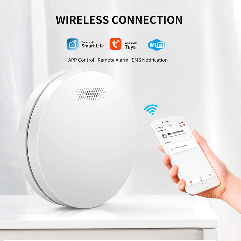 Tuya WiFi Detection Audible an - огляд і ціна Smart Smoke Detector