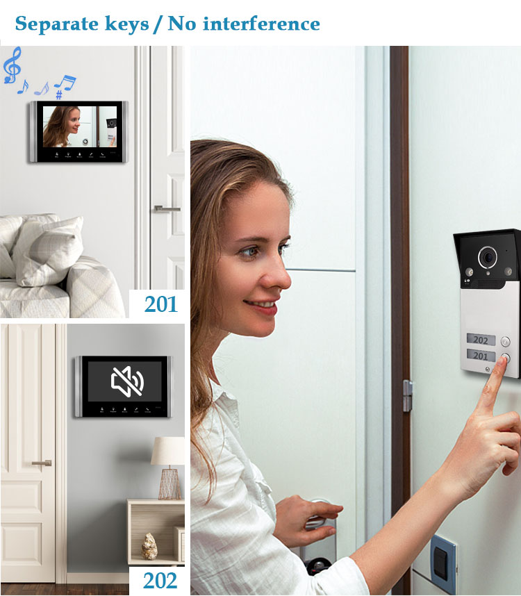 Multi-Family Video Door Phone  - огляд і ціна Smart Home Video Doorbell App