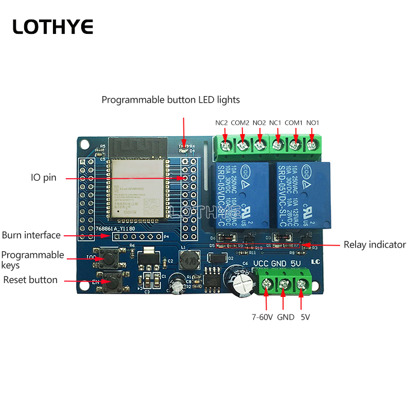 ESP32 Dual Channel Wifi Blueto - огляд і ціна Smart Home Esp32