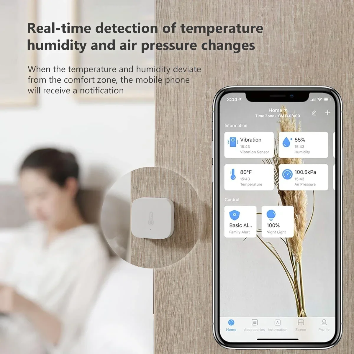 Aqara Temperature Sensor Zigbe - огляд і ціна Smart Home Group