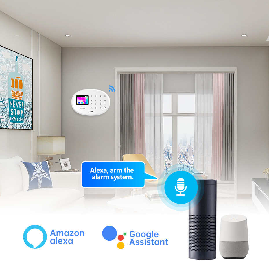 KERUI 4G Tuya Smart Alarm Syst - огляд і ціна Smart Smoke Detector