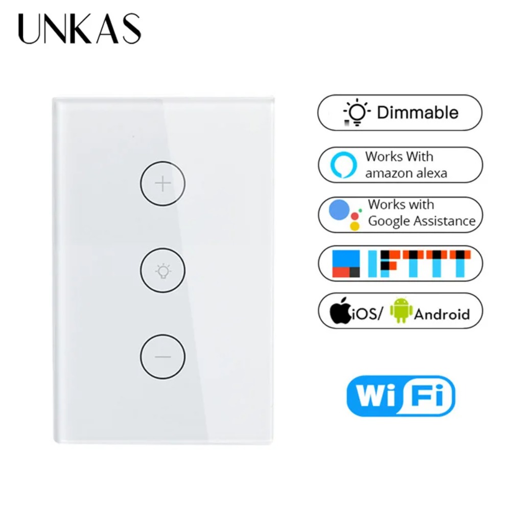 UNKAS Life WiFi Smart Dimmer L - огляд і ціна Smart Home Touchscreen Control Panel