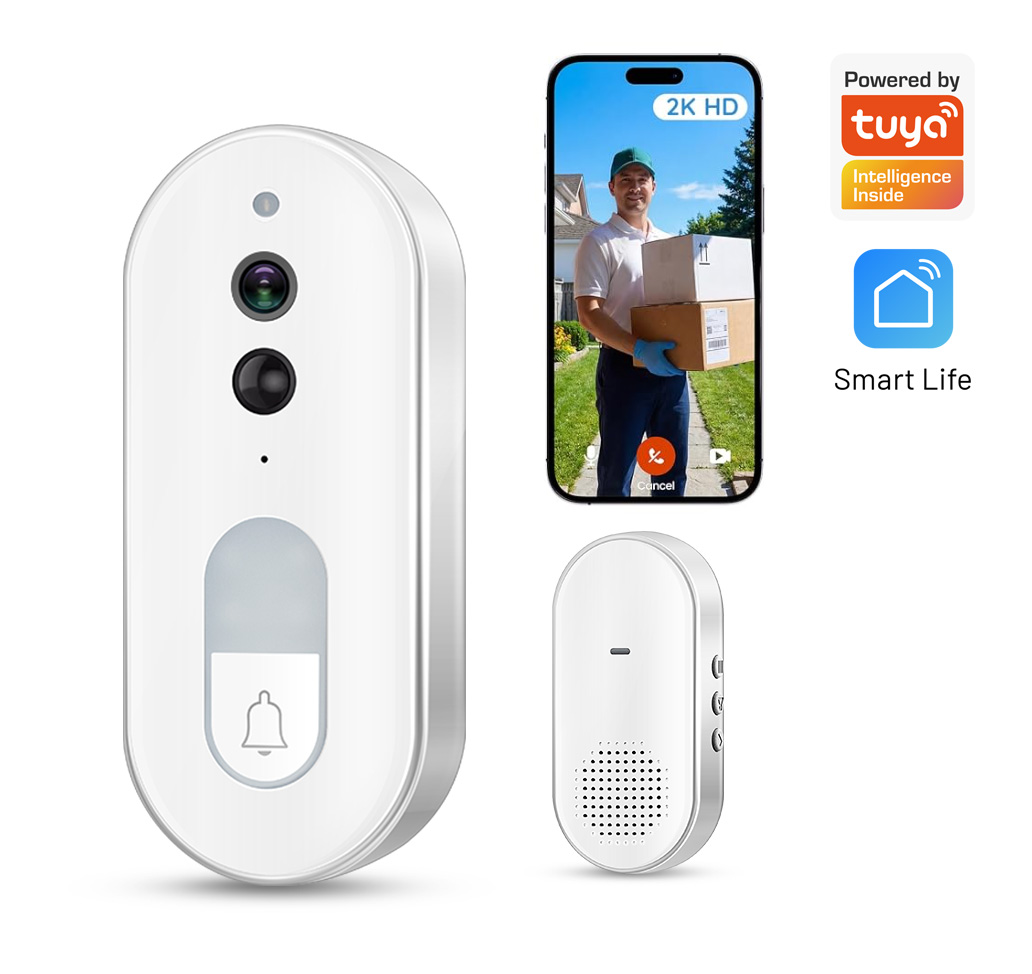 Tuya Smart Video Doorbell Wire - огляд і ціна Smart Home Cctv