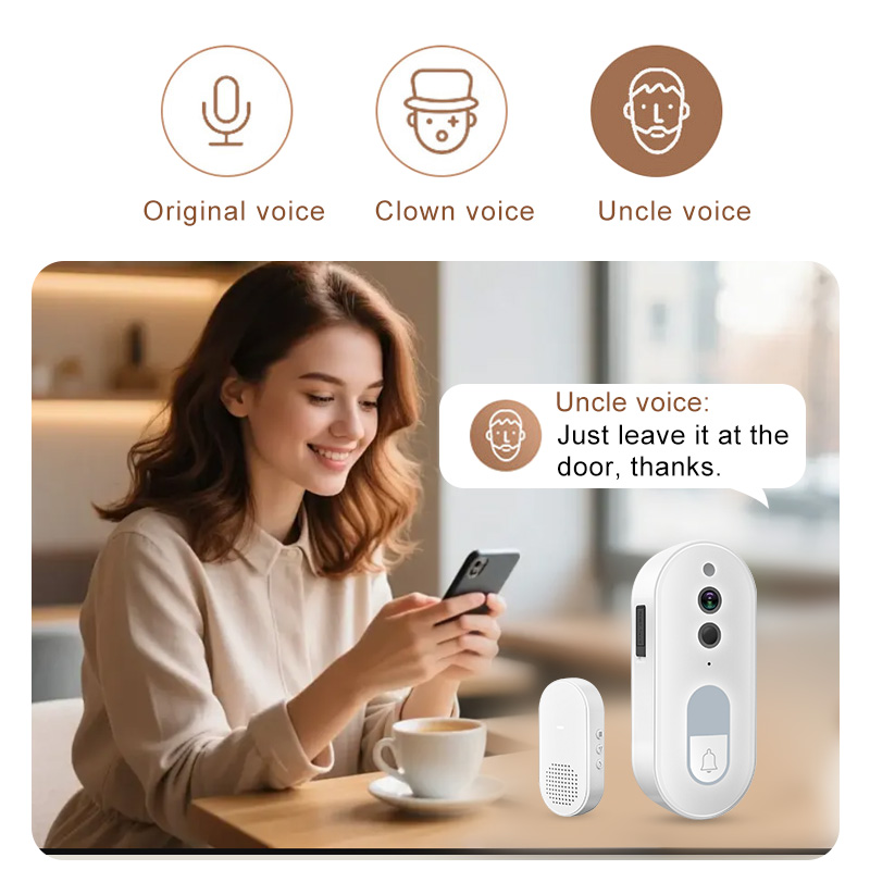 Tuya Smart Video Doorbell Wire - огляд і ціна Smart Home Cctv
