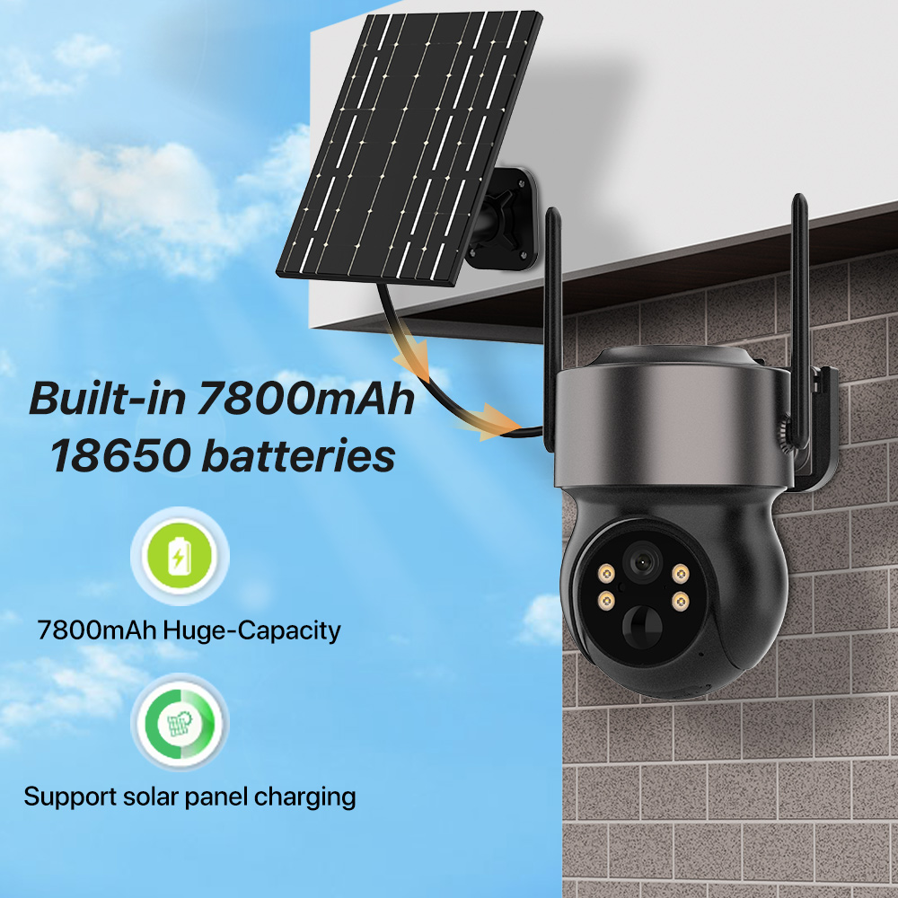 4MP 4G SIM Solar Battery Power - огляд і ціна Smart Home Cctv