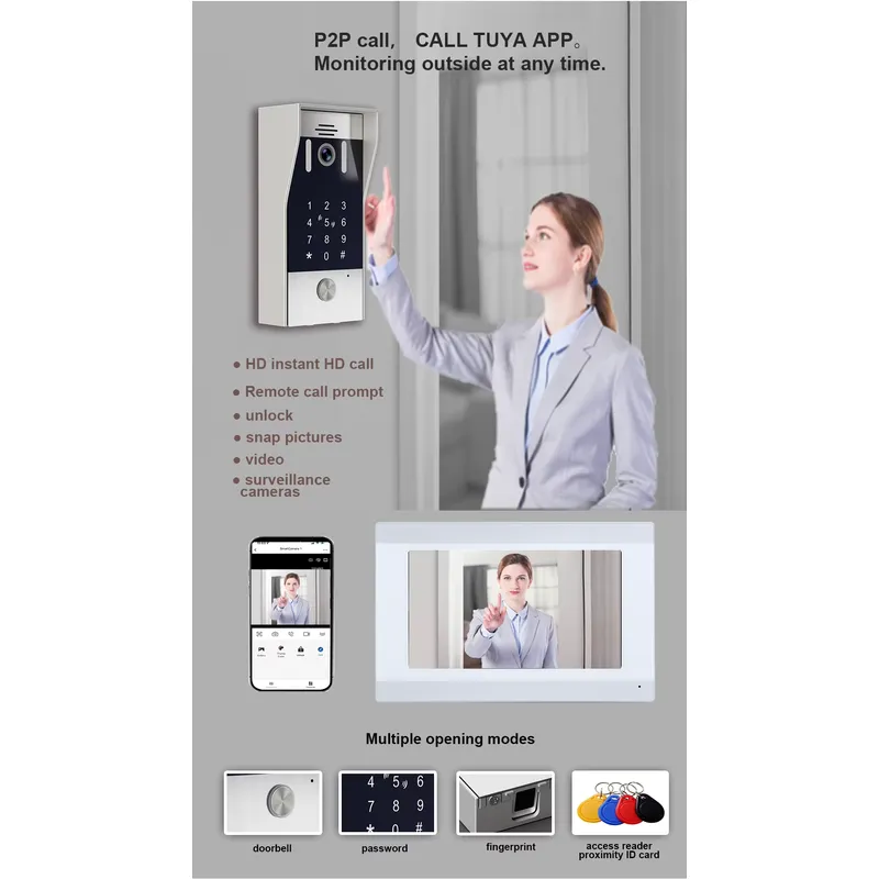 TYSH 2-wire IP Smart WiFi Vide - огляд і ціна Smart Home Video Doorbell App