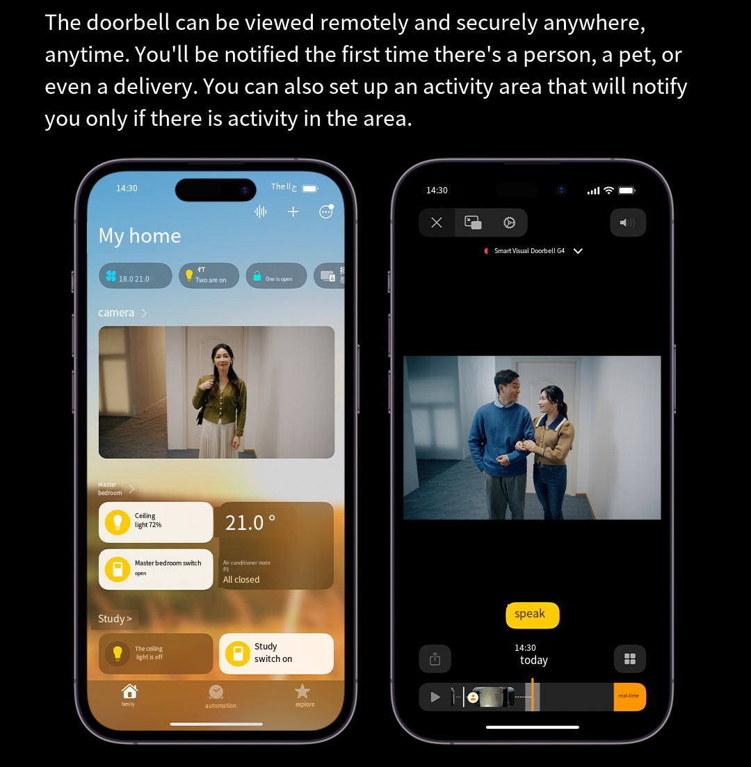 Aqara G4 Video Doorbell 1080P  - огляд і ціна Smart Home Video Doorbell App