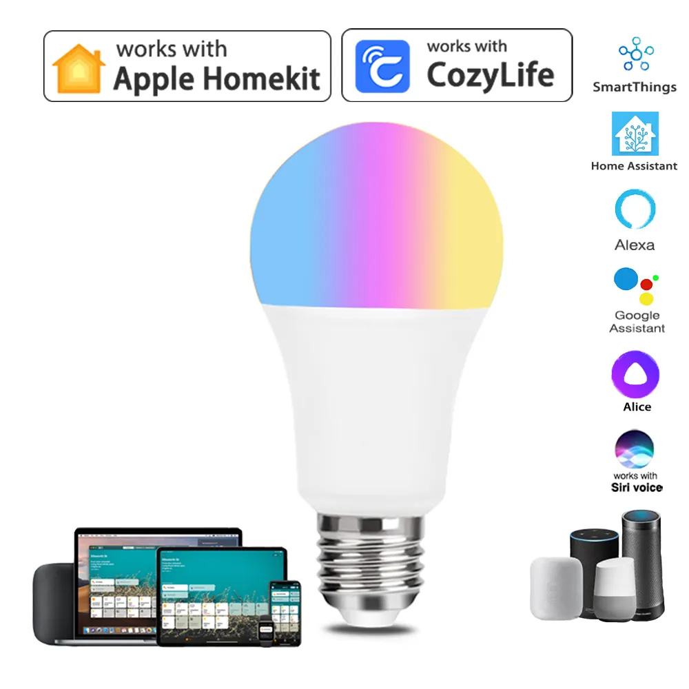 9W WiFi Homekit Light Lamp E27 - огляд і ціна Smart Home Group