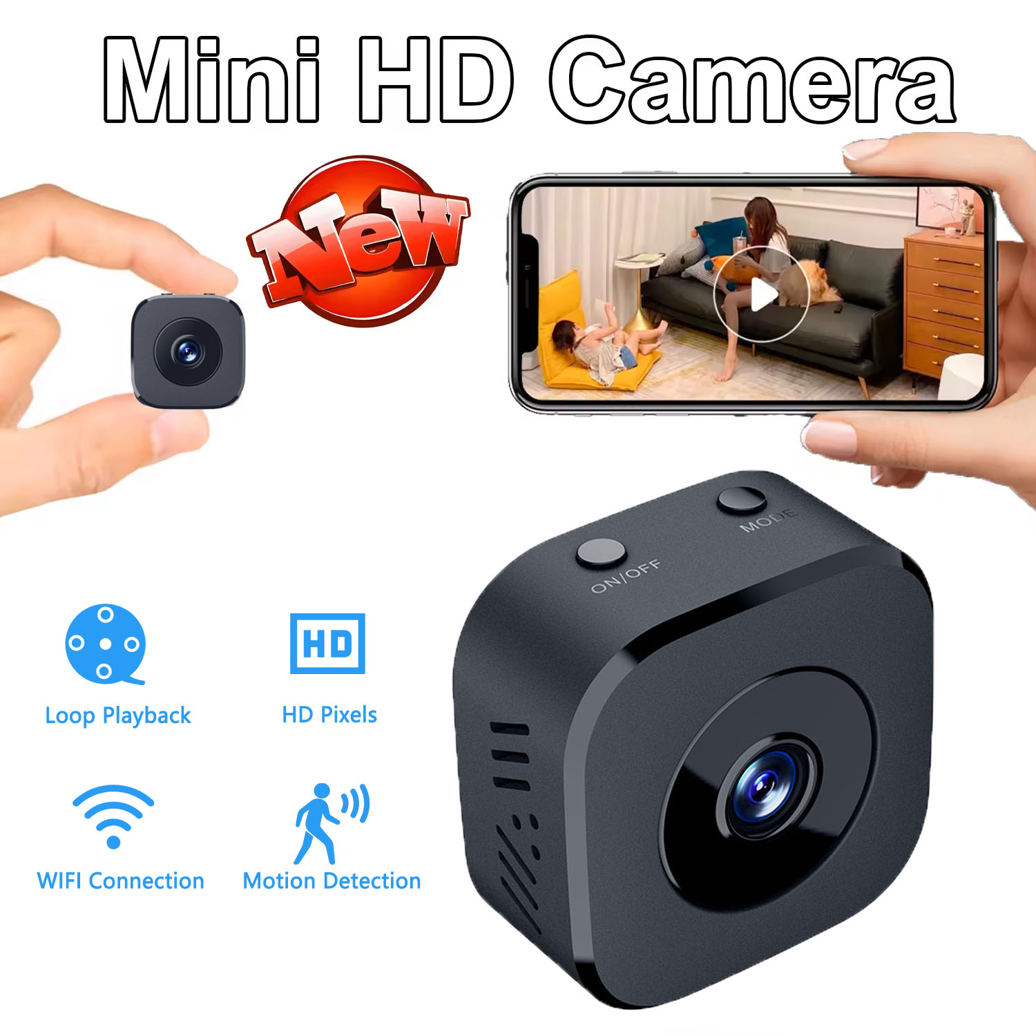 Security Camera 4K Mini Full C - огляд і ціна Smart Home Cctv