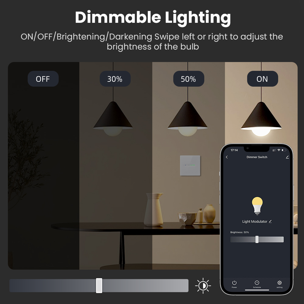 AVATTO WiFi 1/2 Gang Smart Dim - огляд і ціна Smart Home Features