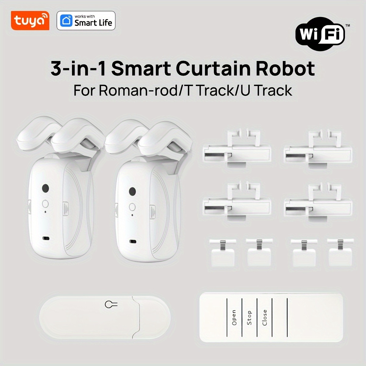 1/2PCS Tuya Smart WiFi Curtain - огляд і ціна Smart Home Hub Ikea