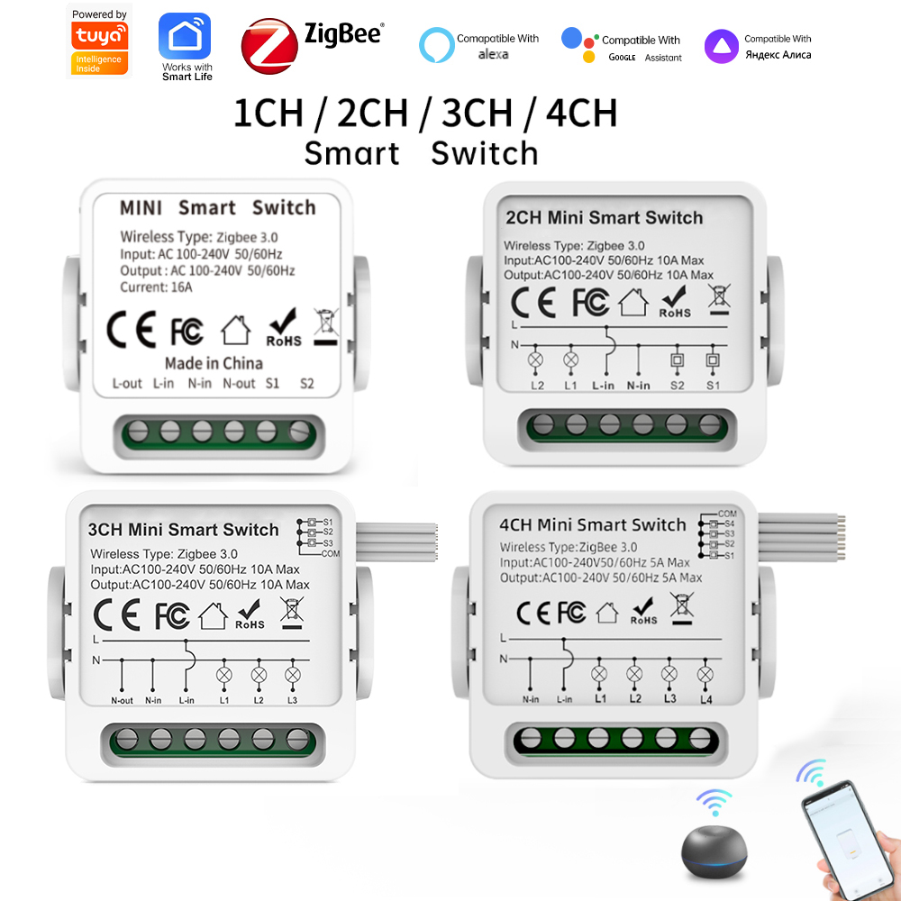 Tuya Zigbee 3.0 Smart Switch 1 - огляд і ціна Smart Home Zigbee 3.0