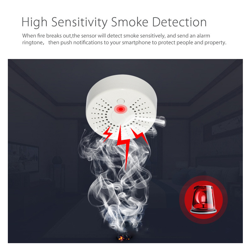 Tuya WiFi Smart Home Smoke Det - огляд і ціна Smart Smoke Detector