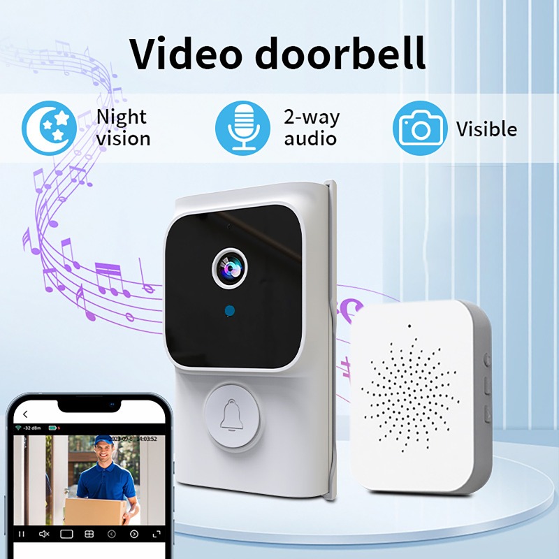 Tuya Wireless Smart Video Door - огляд і ціна Smart Home Video Doorbell App