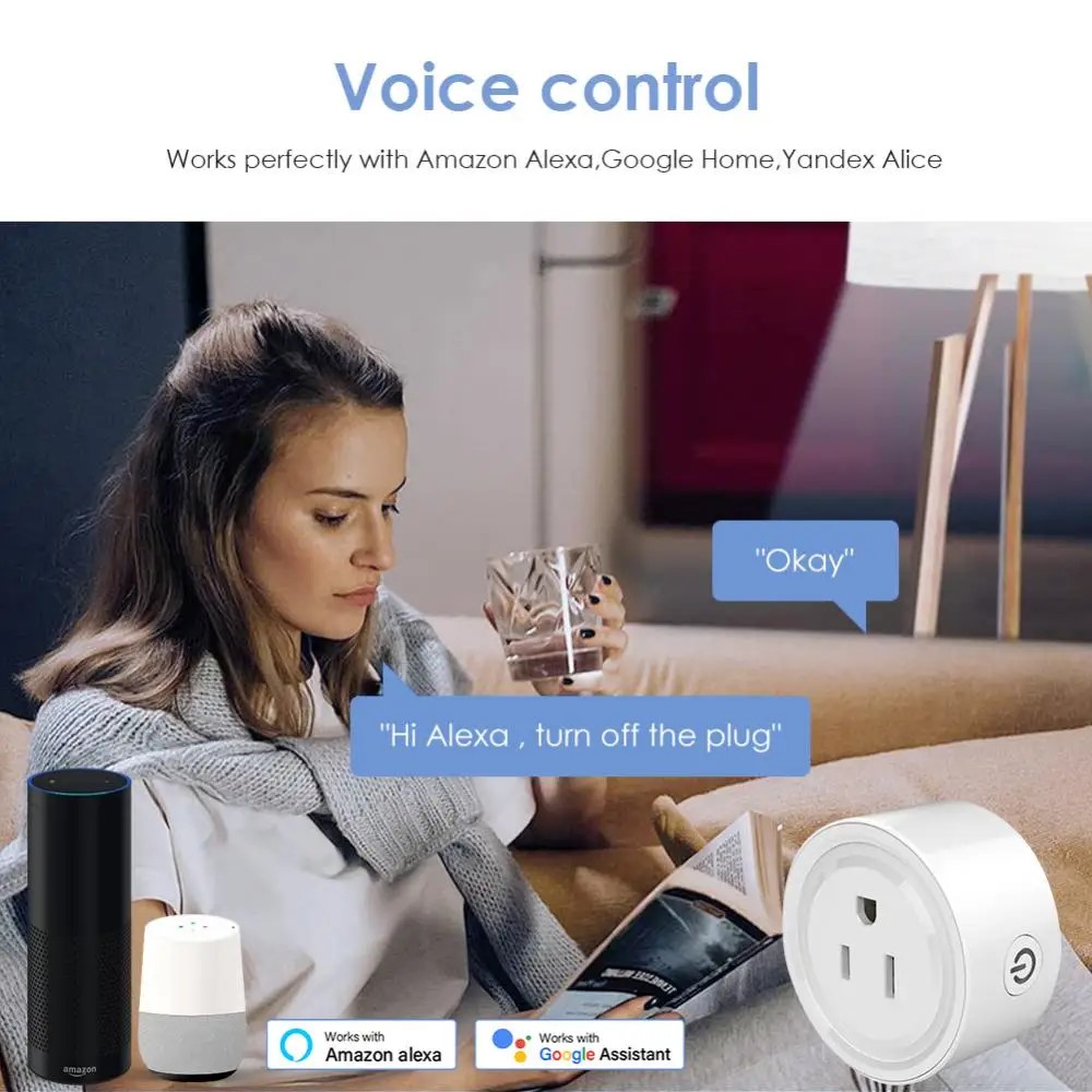Tuya Smart Wifi Plug US Standa - огляд і ціна Smart Home Utilities