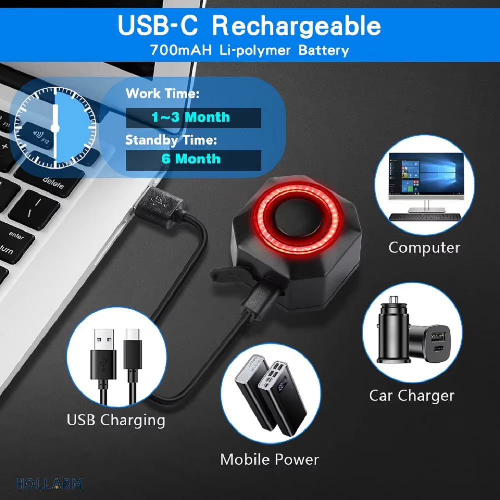 Hollarm Smart Bike Taillight A - огляд і ціна Smart Home Group