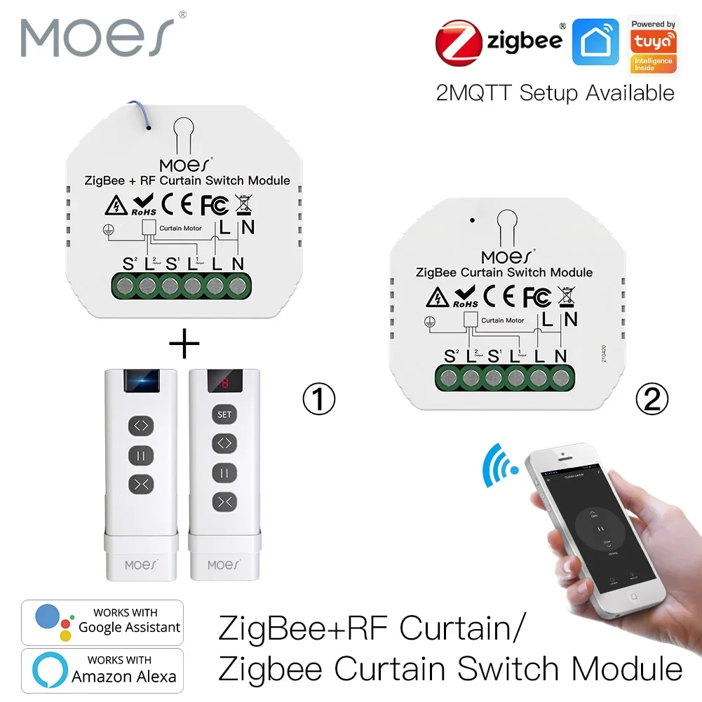 MOES ZigBee 3.0 Smart Curtain  - огляд і ціна Smart Home Improvement