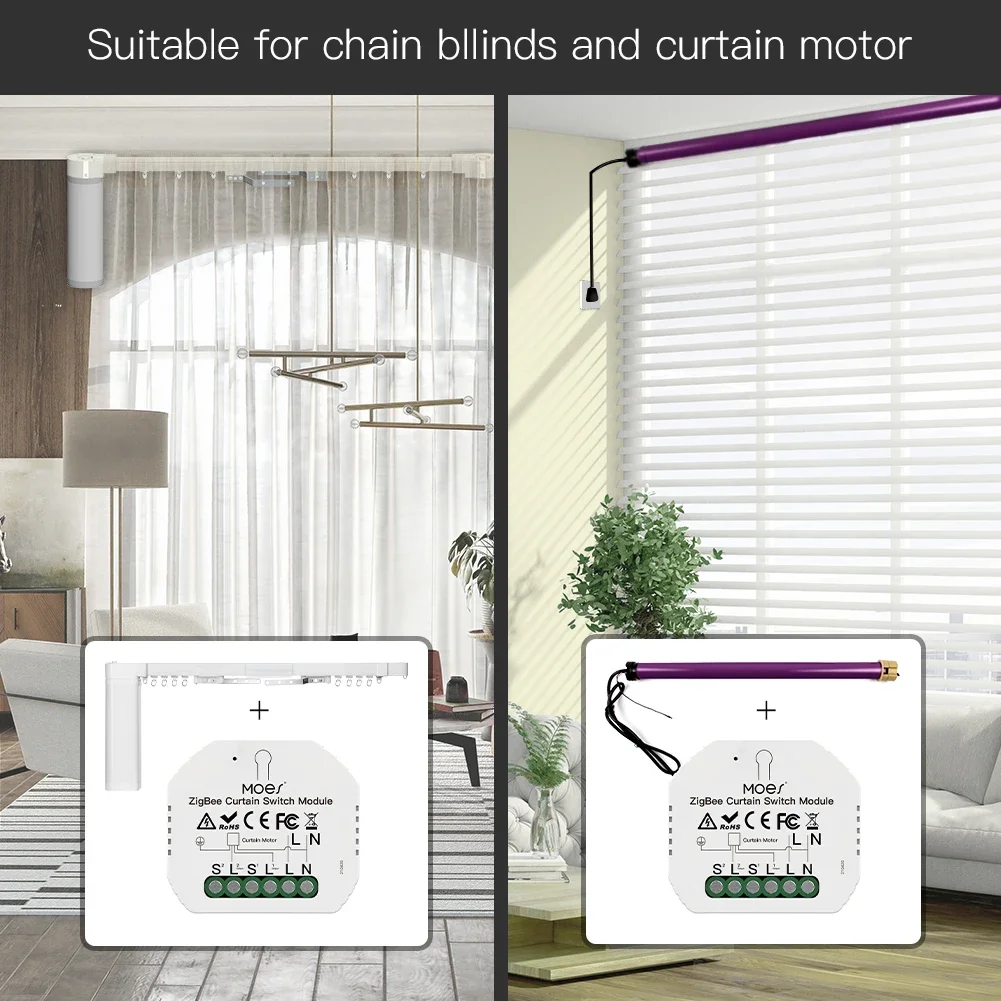 MOES ZigBee 3.0 Smart Curtain  - огляд і ціна Smart Home Improvement