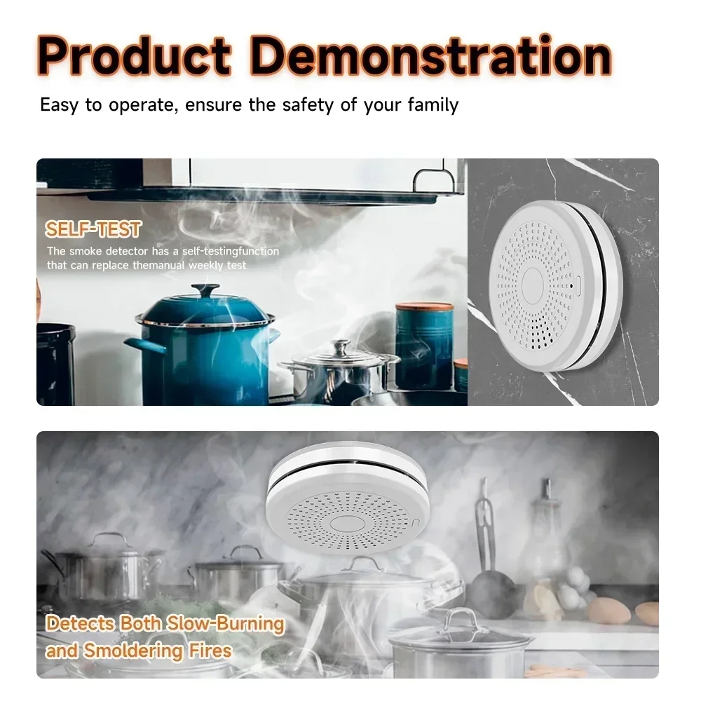 Smart ZigBee Smoke & CO Compos - огляд і ціна Smart Smoke Detector