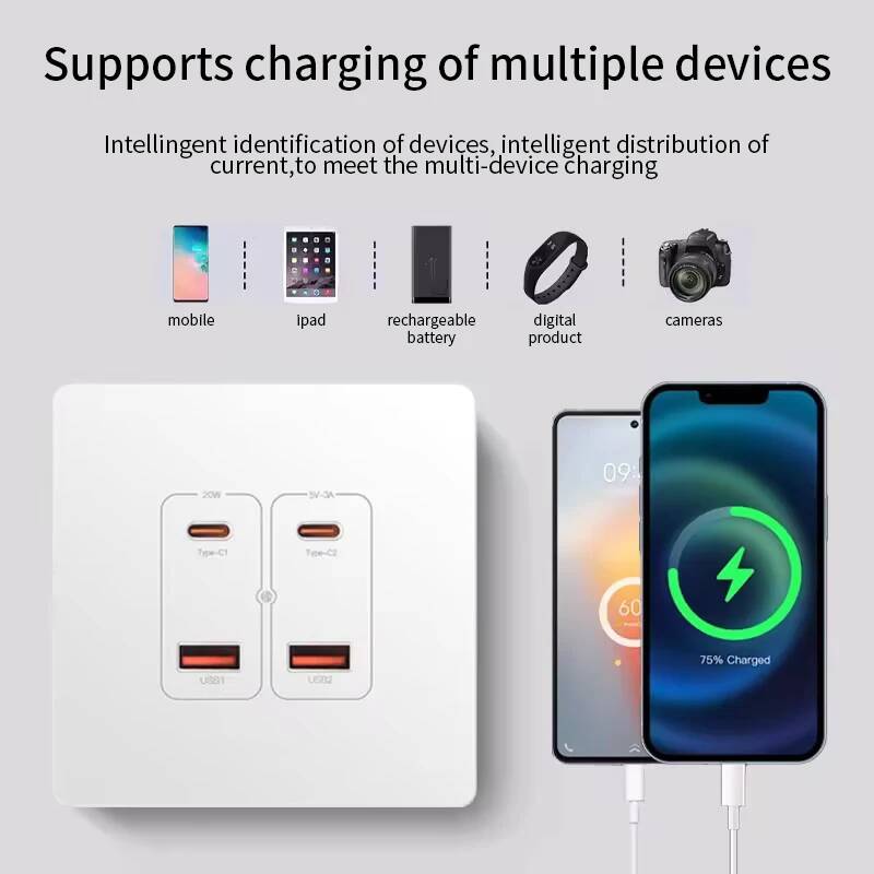 Herepow Wall Power Socket With - огляд і ціна Smart Home Utilities