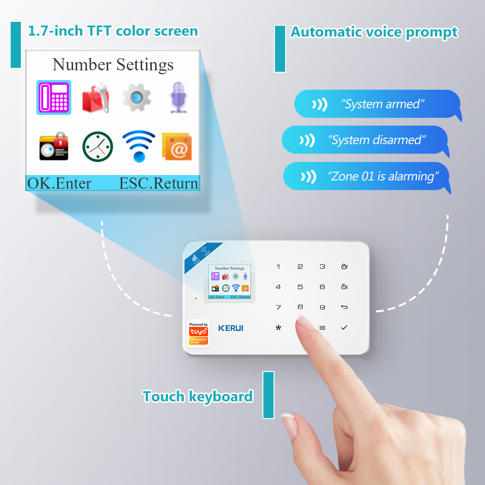 KERUI W181 Alarm System Secutr - огляд і ціна Home Automation Kit