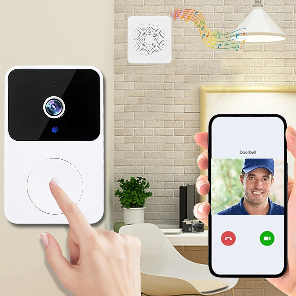 2.4GHz WiFi Wireless Video Doo - огляд і ціна Smart Home Video Doorbell App