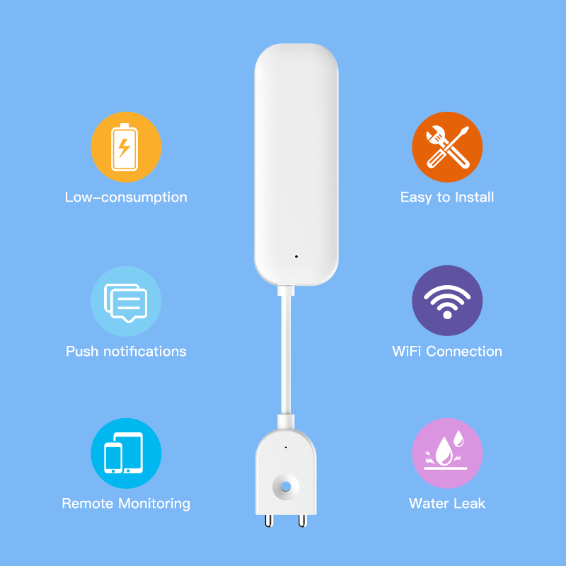 Tuya WiFi ZigBee Water Sensor  - огляд і ціна Smart Home Features