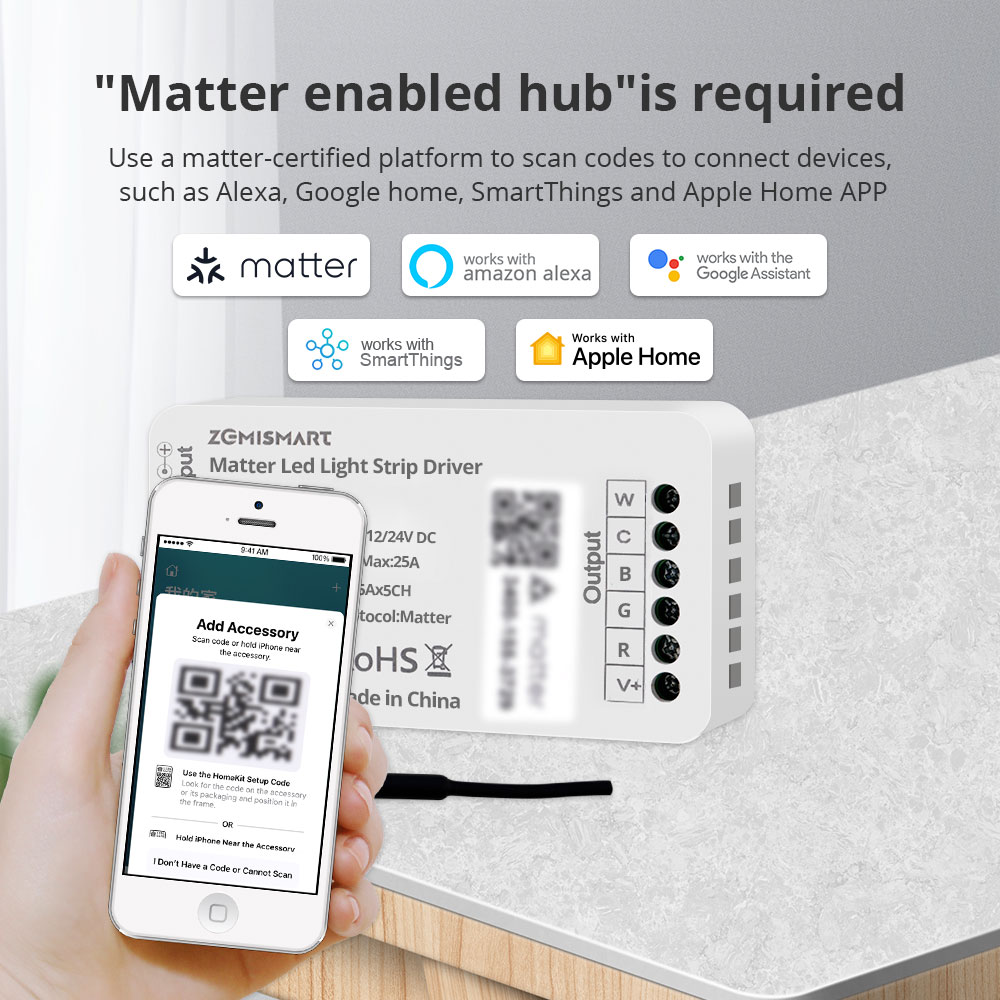 Zemismart Matter Led Light Str - огляд і ціна Smart Home Group