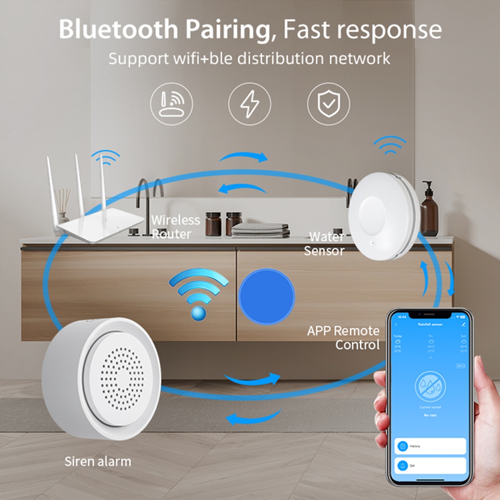 BTLIFE-Flood Detector With Sir - огляд і ціна Home Automation Kit
