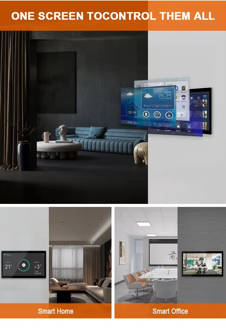New 14 Inch Metal Body Wall Mo - огляд і ціна Smart Home Touchscreen Control Panel