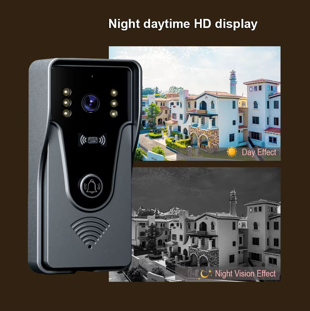 Tuya 1080P 7 Inch Color Touch  - огляд і ціна Smart Home Video Doorbell App