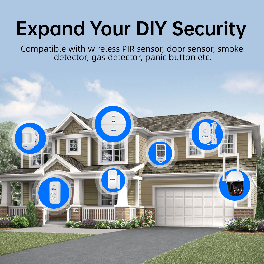 KERUI Tuya Wireless Home Alarm - огляд і ціна Home Automation Kit