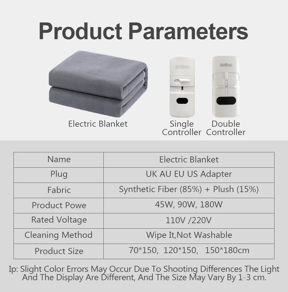 110V / 220V Electric Blanket S - огляд і ціна Smart Home Fibaro