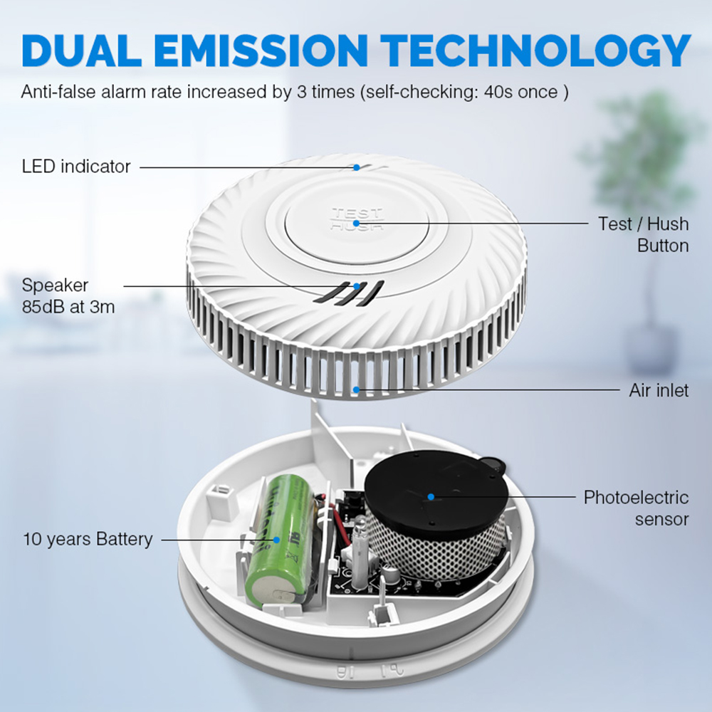 LELLKI WiFi Smoke Detector Lon - огляд і ціна Smart Smoke Detector
