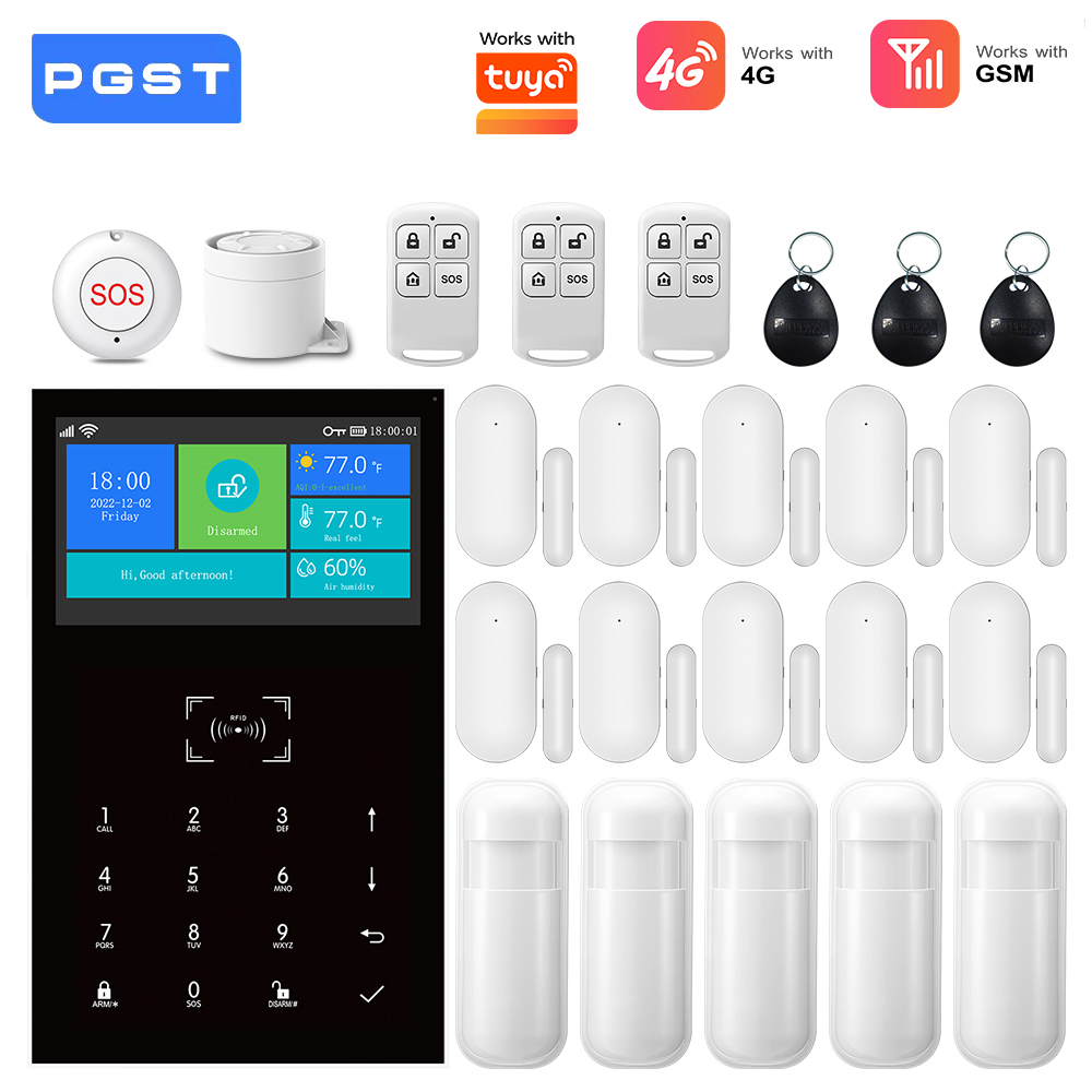 4G GSM WiFi Alarm System Work  - огляд і ціна Home Automation Kit
