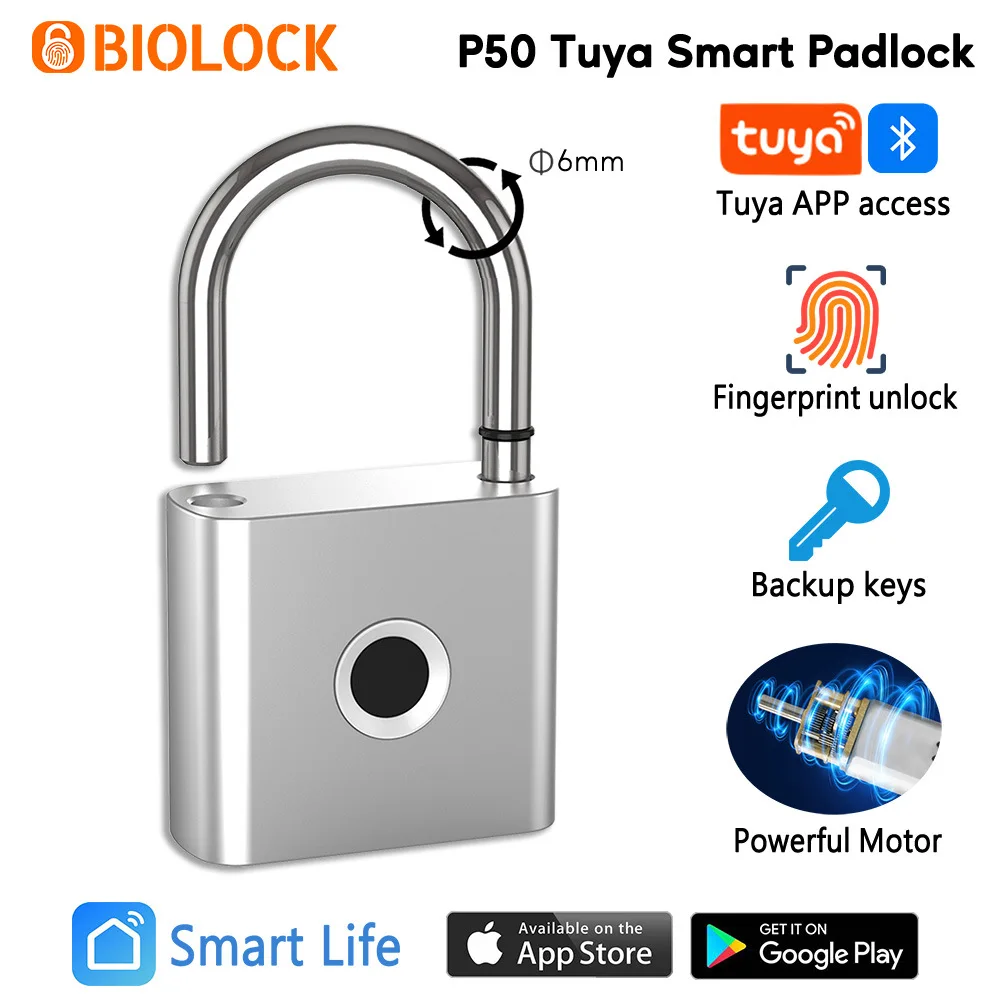 Fingerprint Padlock Bluetooth  - огляд і ціна Smart Home Group
